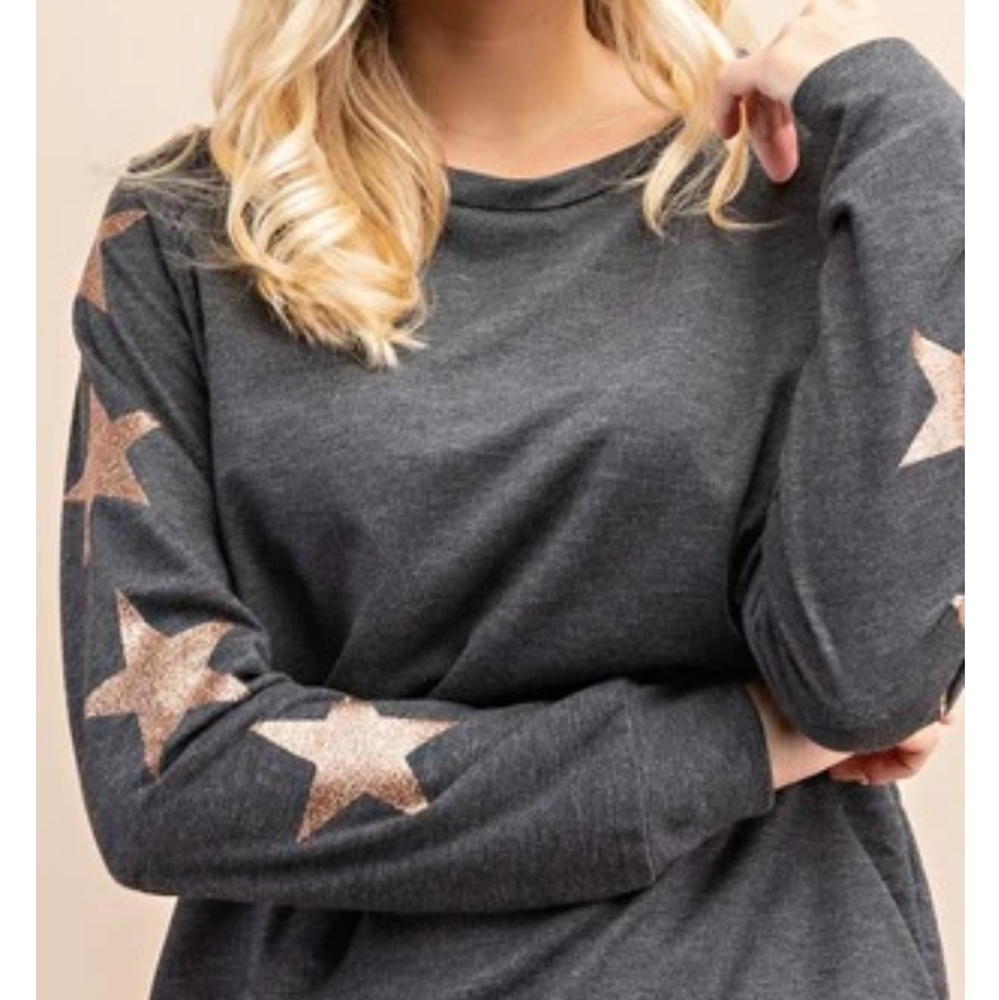 Glitter Star Sweatshirt